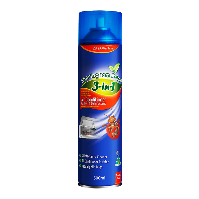 Sheringham Prime/喜运亨 澳洲空调清洁剂家用车用空调除尘除螨喷雾剂 500ml调除尘除螨喷雾剂 500ML有票JPY带授权招加盟代理