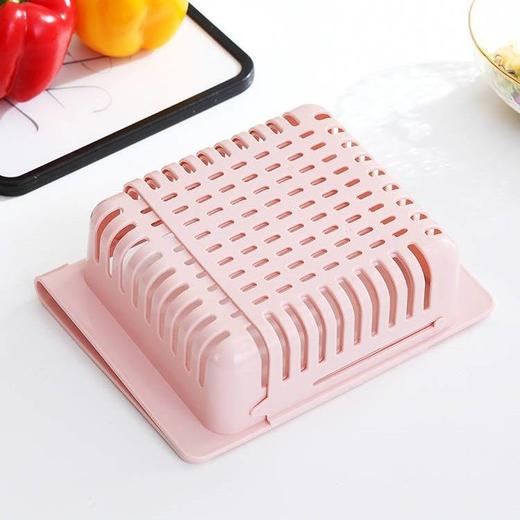 【抖音同款】冰箱托盘篮可伸缩多功能收纳盒果蔬沥水篮茶几储物盒 商品图4