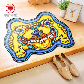 灵机吉品开运文创金蟾万贯地毯
