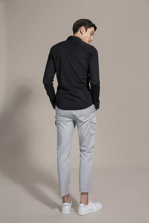 callisto浅灰色工装休闲裤 棉混纺 SOCPW048GY 商品图3