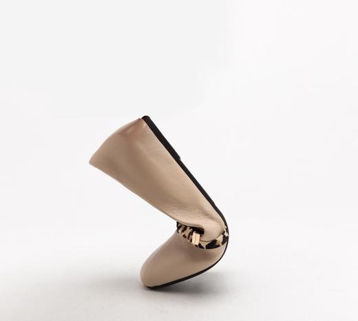 商场同款 |safiya索菲娅豹纹条浅口鞋平底鞋玛丽珍2019春秋单鞋SF93111005 商品图4