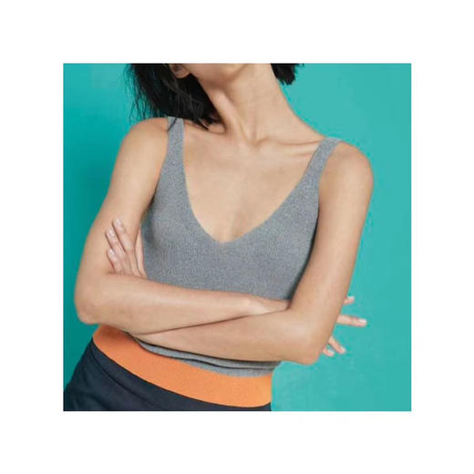 HUAJIA｜撞色针织背心 商品图2