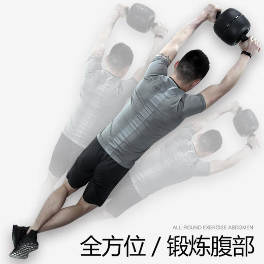 回弹健腹轮巨轮腹肌轮锻炼运动健身器材家用收腹健腹器 商品图4