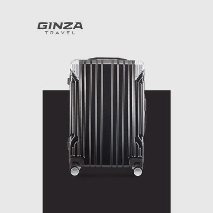银座高档防刮铝框拉杆箱飞机轮24寸密码锁28寸行李箱20寸登机旅行箱 A-9268K 商品图1