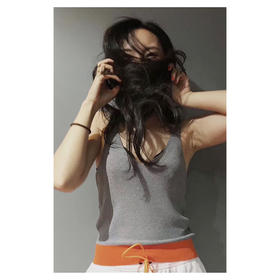 HUAJIA｜撞色针织背心