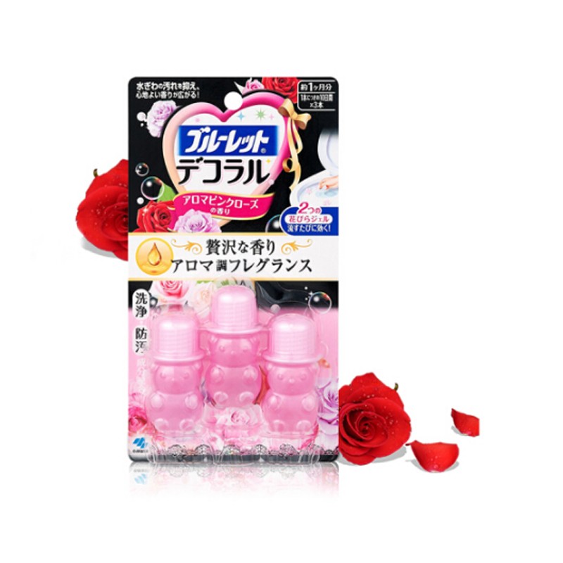 KOBAYASHI/小林制药 马桶开花除臭凝胶 玫瑰花香有票JPY带授权招加盟代理