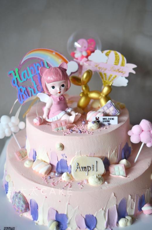 粉色大眼睛爱莎双层标准款 商品图2