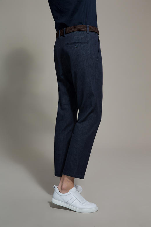 callisto仿牛仔弹力休闲裤 棉混纺 SOCPW111BL 商品图1