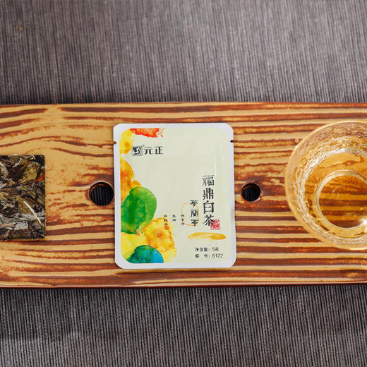 【3年老白茶】元正梦兰亭福鼎白茶茶叶2016年老白茶牡丹50g共10片 商品图2