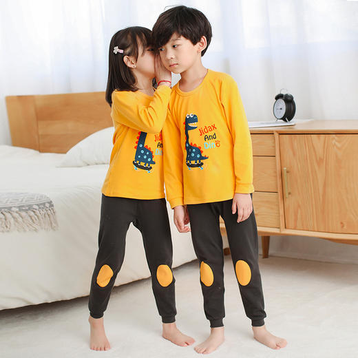 JM-ZK0122男女宝宝线衣线裤纯棉棉毛衫 商品图2