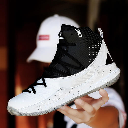 篮球鞋男高帮运动鞋包学生情侣休闲小白鞋 商品图1