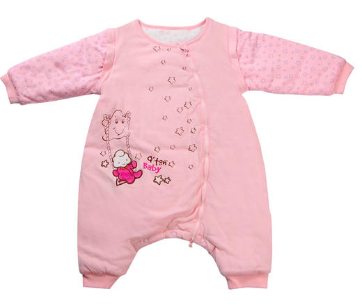 棉果果秋冬款男童女童内衣睡袋，三季可穿，袖子可拆卸M405570217649 商品图4