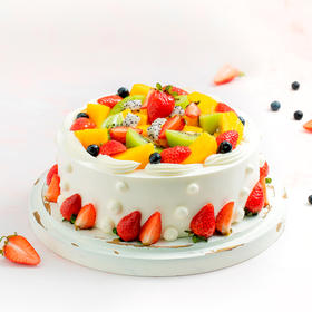 【2磅会员特惠178元】浪漫果纷蛋糕（咸阳）