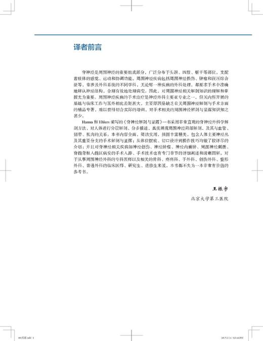 脊神经解剖与显露 王振宇 北医社 商品图1