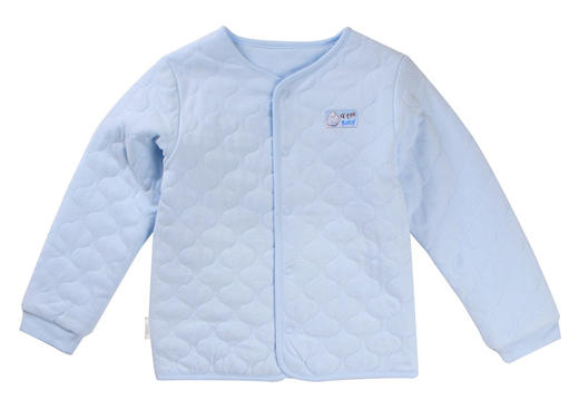 棉果果秋冬款男童女童内衣绗棉对开上衣M401141717639 商品图1