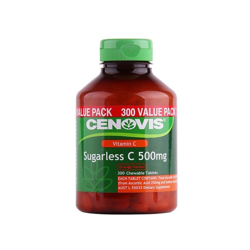 CENOVIS/赛诺菲 VC咀嚼片 橙子味 300粒 直邮JPY带授权招加盟代理