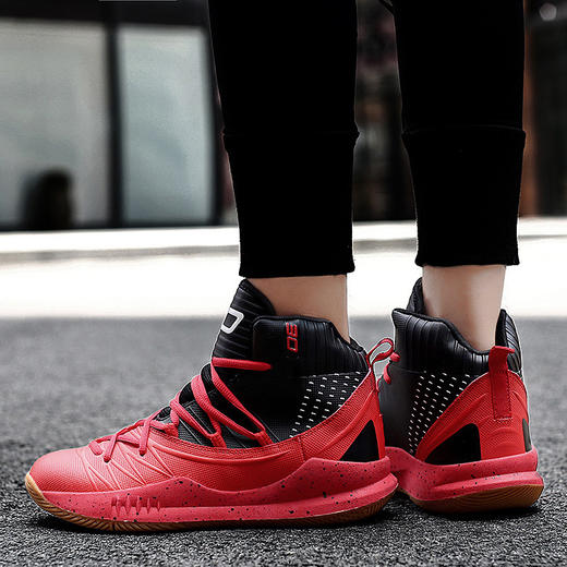 篮球鞋男高帮运动鞋包学生情侣休闲小白鞋 商品图3