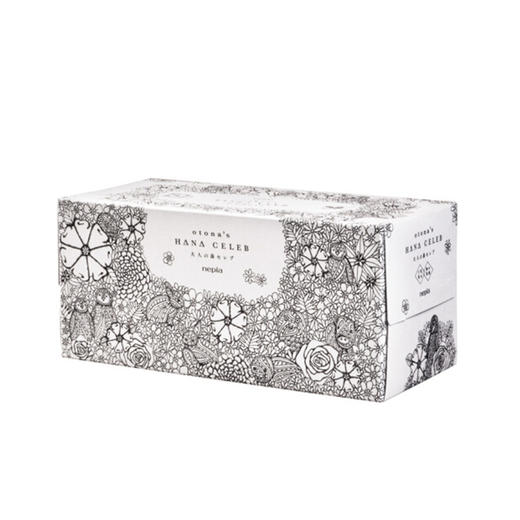 南京（日本原装）妮飘（Nepia）鼻贵族手绘限量版盒装抽纸（3层150抽1盒） 商品图2