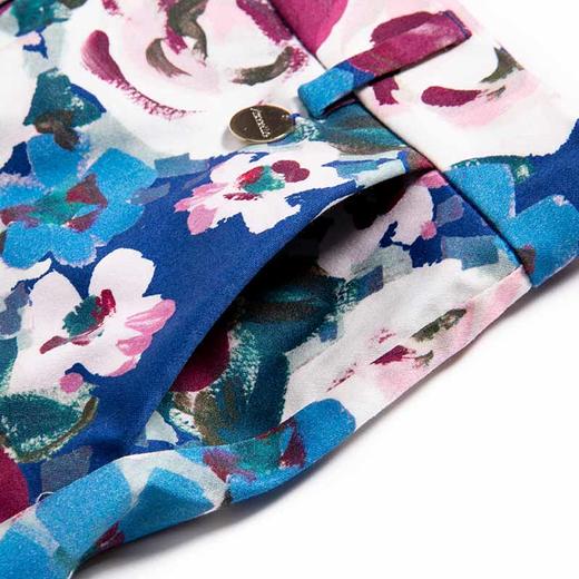 SIMONETTA 西莫内塔 女童蓝色印花打底裤长裤   4-8岁 商品图4