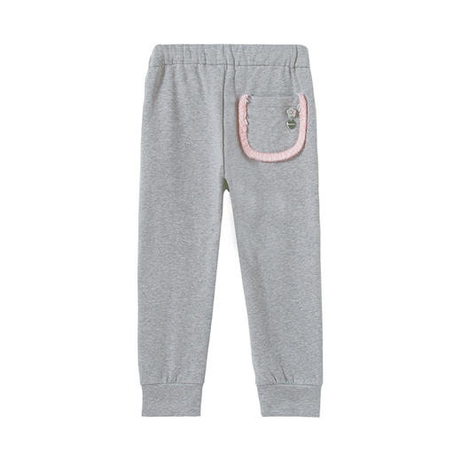 SIMONETTA 西莫内塔 女童灰色抽绳混纺休闲长裤  4-12岁 商品图1