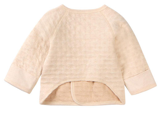 棉果果秋冬季新疆彩棉男童女童空气层半背衣M401110117601 商品图2