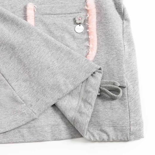 SIMONETTA 西莫内塔 女童灰色长袖T恤  4-12岁 商品图4