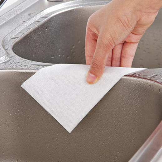 一次性免洗抹布洗碗巾厨房不沾油吸水清洁巾洗碗布百洁布 50片装ZMXNBJB50P 商品图3