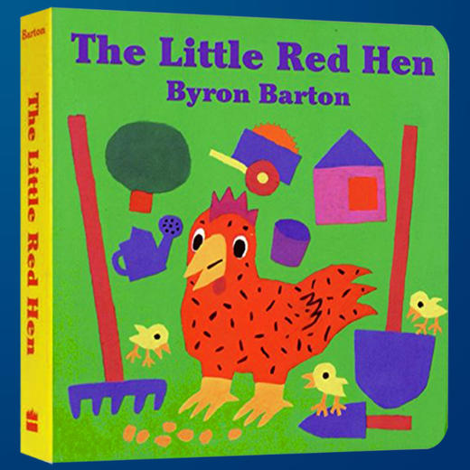 小红母鸡 英文原版绘本 The Little Red Hen 红鸡妈妈 英文版儿童英语启蒙纸板书 拜伦巴顿 Byron Barton 现货正版进口书籍 商品图1