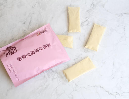 不添加蔗糖 重瓣玫瑰豆浆粉 轻食 营养早餐 350克（14袋） 商品图4