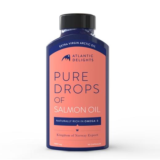【保税仓】挪威蓝跃Atlantic delights 纯三文鱼鱼油胶囊 90粒 商品图0