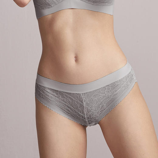 无痕蕾丝内裤中腰女舒适透气三角裤性感轻薄底裤纯棉底裆夏 商品图4
