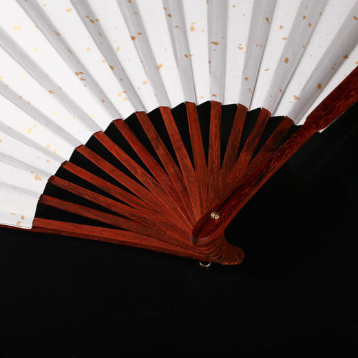 【青山特惠】禅意生活馆 小叶紫檀中号扇子 7寸 商品图6