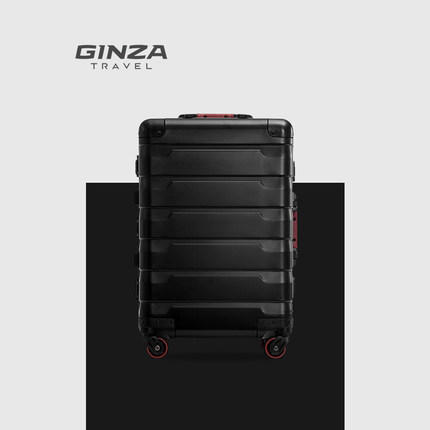 银座铝镁合金拉杆箱万向轮20寸登机箱男女密码锁旅行箱A-1810K 商品图2