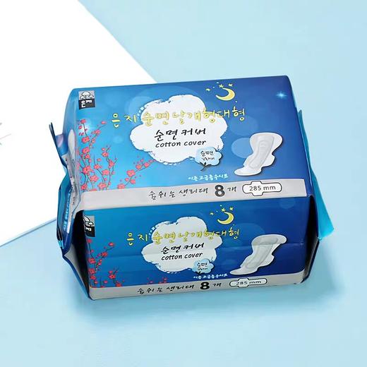 恩芝纯棉夜用卫生巾290mm*8片 商品图6