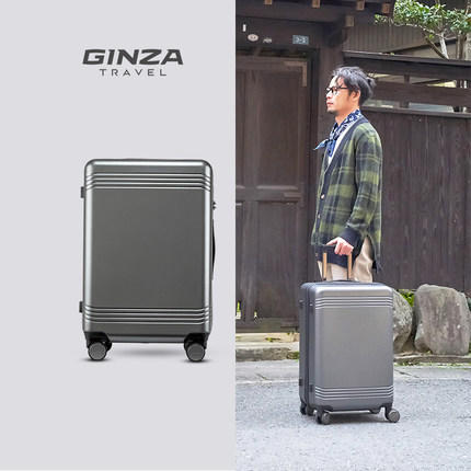 银座拉杆箱行李箱24寸静音飞机轮20寸密码箱女男登机箱A-9267L 商品图1