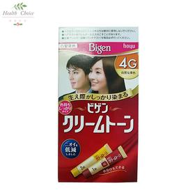 现货日本HOYO美源Bigen白发专用染发剂染发膏天然纯植物快速遮白4G/7G