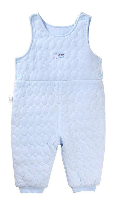 棉果果秋冬季男童女童内衣绗棉背带裤M401204717642 商品图1