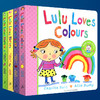 英文原版 Lulu系列4册合售 我爱露露系列绘本 纸板翻翻书 Lulu Loves Noises Shapes Numbers Colours 幼儿英语启蒙认知图画故事书 商品缩略图3