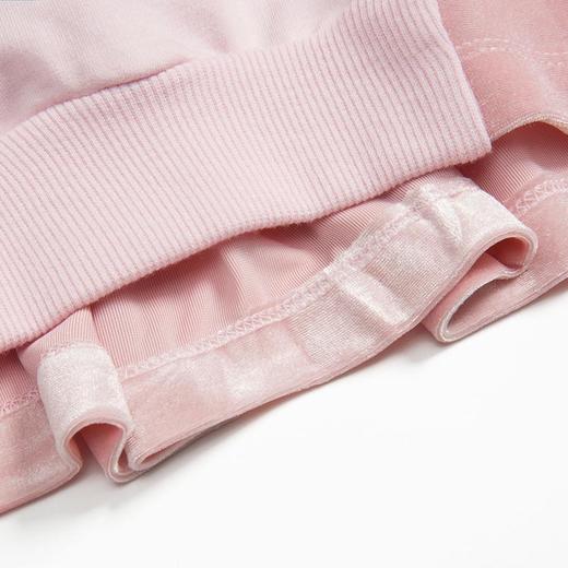 Monnalisa 蒙娜丽莎  女童粉色刺绣拼接圆领卫衣392626RJ 商品图4