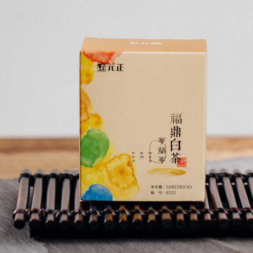 【3年老白茶】元正梦兰亭福鼎白茶茶叶2016年老白茶牡丹50g共10片 商品图1