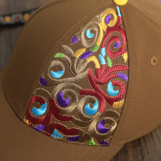 仰望绣花鸭舌帽 | 藏族特色刺绣|现货加急发 商品图6