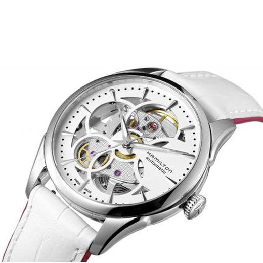 汉米尔顿 Hamilton 爵士系列女士自动机械全镂空腕表 H32405811 商品图2