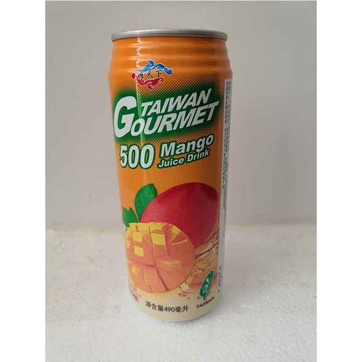 台湾美饌饮料芒果汁 490ml 罐装进口休闲饮料品 商品图0