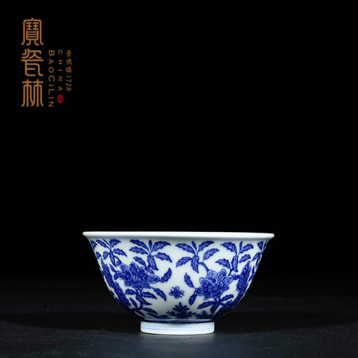 宝瓷林青花内画茶花杯 商品图1