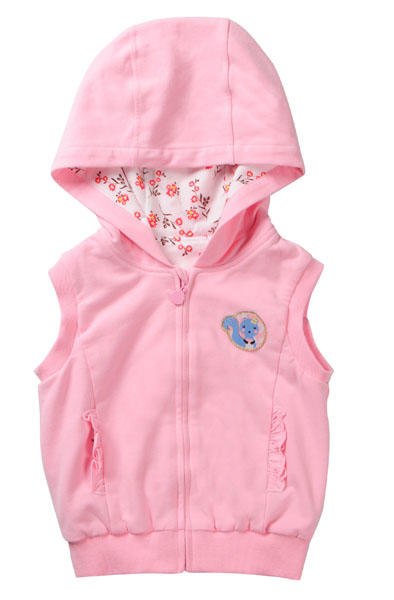 棉果果春秋款女童马夹M122171218063 商品图3