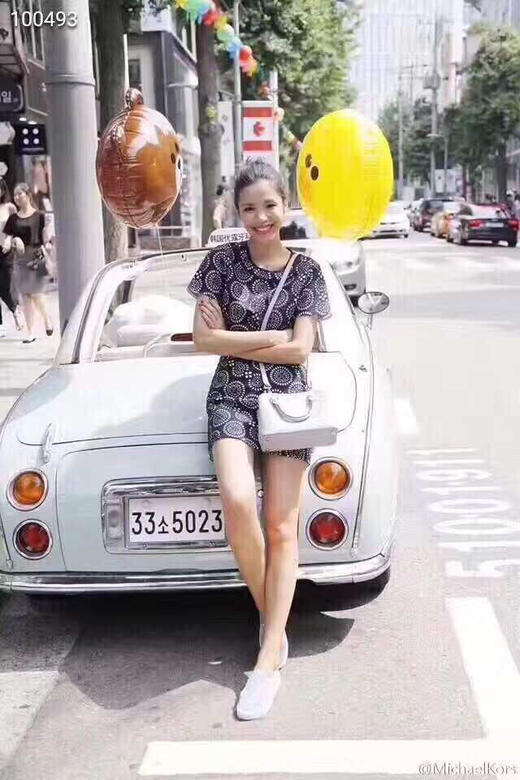 美现清仓！MK 十字纹牛皮savannah太子妃包 商品图5