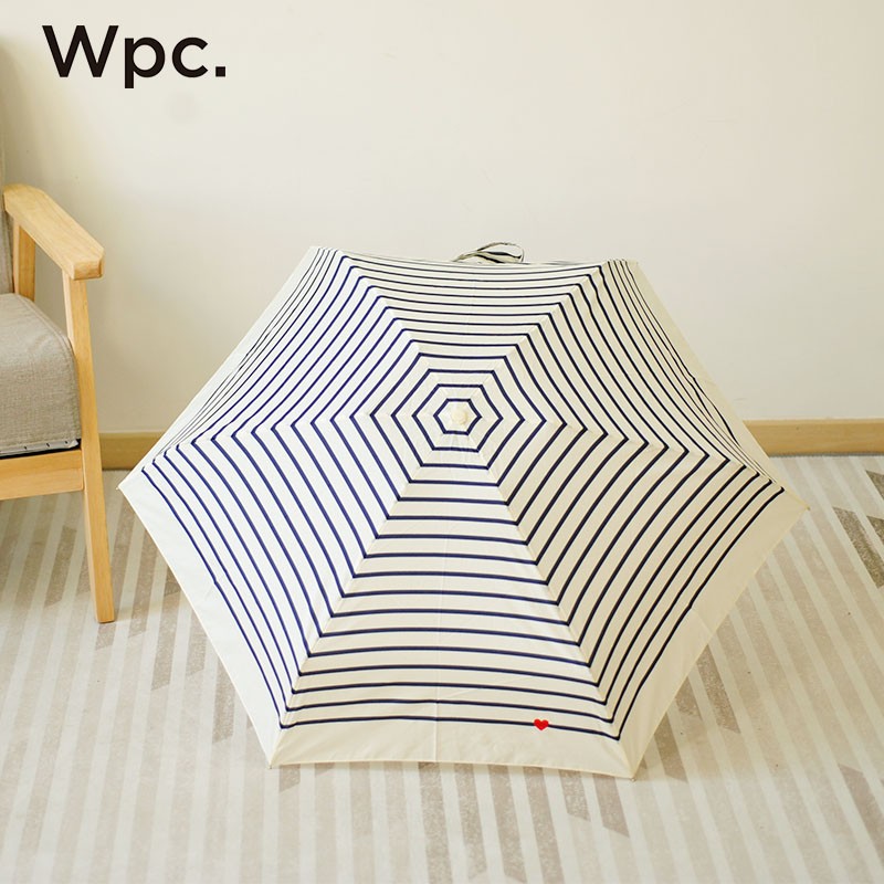 WPC 条纹红心MINI晴雨伞302-126有票JPY带授权招加盟代理