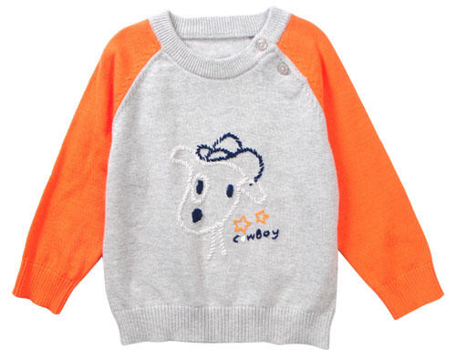 棉果果春秋款男童套头毛衫M112160218083 商品图2