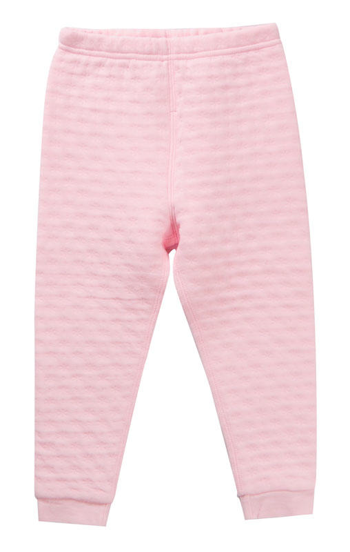 棉果果秋冬款男童女童内衣空气层对开套装M401304617630 商品图1