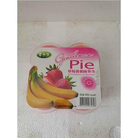 440g君子派草莓香蕉味果冻24盒装装